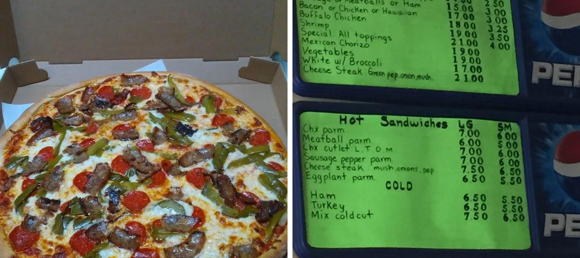 Heights Pizza Plus Menu